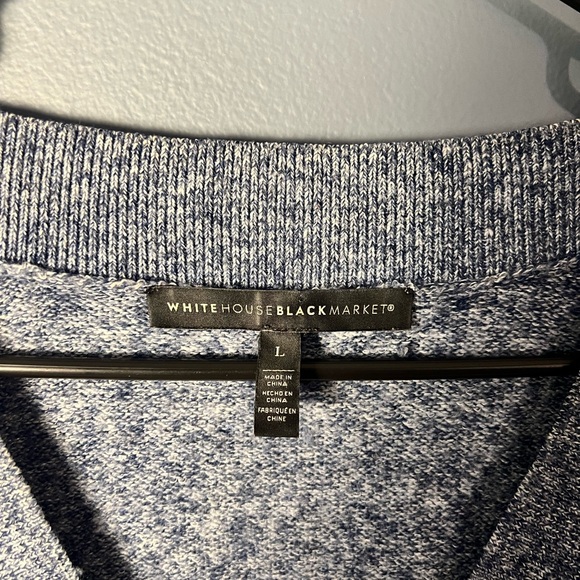 White House Black Market Women’s Heathered V-Neck Sweater - Picture 4 of 7